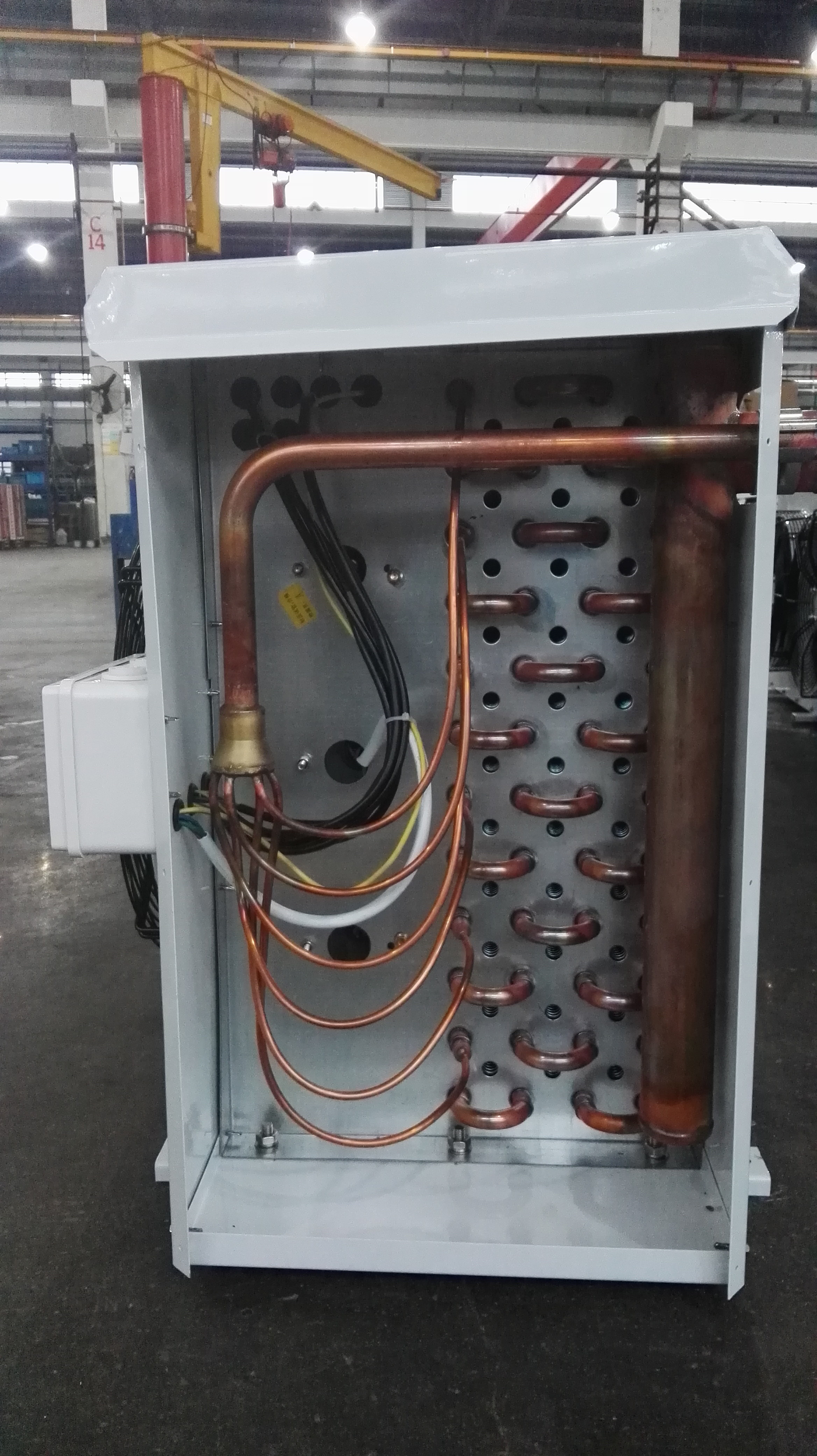 Refrigeration Cold Room Air Cooler Evaporator For Cold Storage Water Defrost 6mm