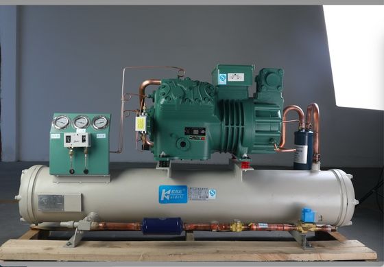 وحدة التكثيف المبردة بالماء 6kw ضاغط كوبلاند المكثف بالماء البارد